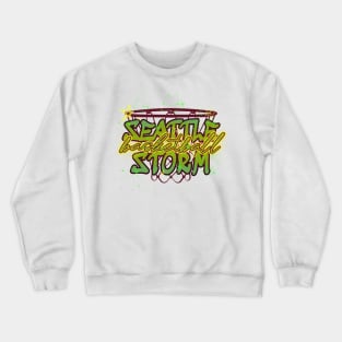 seattle storm basketball Crewneck Sweatshirt